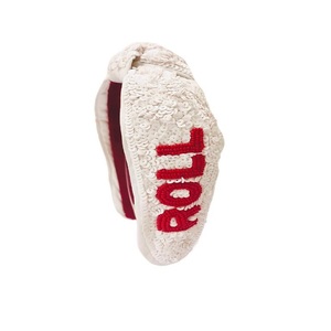 Obsédé Séquence Entièrement Sequin Bandeau pour Filles Game Day Embelli Top Noué Cheveux Accessoires Inde Conçu Bandeau - Product Image 5