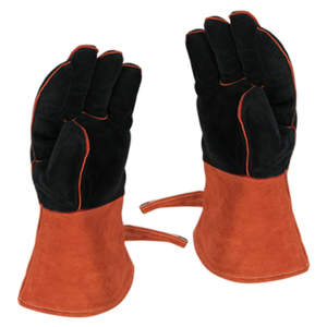 Gants de sécurité thermiques pour soudage, résistants au feu et à la chaleur, en cuir de vachette, pour travaux industriels en extérieur, fournisseur OEM - Product Image 4