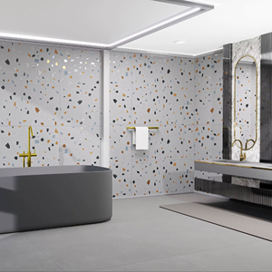 Annexy khổ lớn 600x1200mm terrazzo khắc gạch sứ <span class=keywords><strong>Matt</strong></span> kết thúc vitrified gạch cho kháng khuẩn sàn tường - Product Image 1
