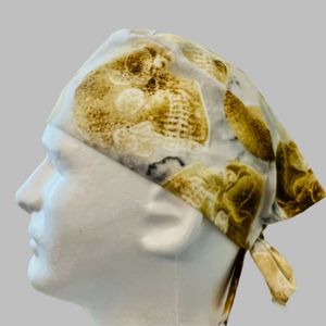 Gorro de fregado personalizado, impreso, transpirable, lavable, ajustable, para Hospital, suministro al por mayor, uniformes de enfermería para médicos, gorros de fregado - Product Image 6