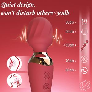 Función de autocalentamiento recargable, estimulación del clítoris del punto G, masturbación femenina, Varita AV, masajeador, vibrador para mujeres y niñas mayores de 18 años - Product Image 5