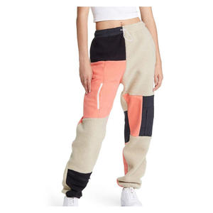 Pantalon de jogging empilé pour femme avec broderie de logo personnalisé, coupe skinny, décontracté, avec fente, idéal pour les sports d'hiver HG - Product Image 1