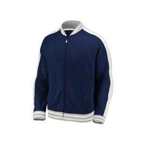 Chaquetas de lana de béisbol para hombre, diseño de logotipo personalizado de alta calidad bordado con mangas de cuero - Product Image 5