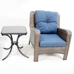 Juego de Sofás de Mimbre de Ratán Sintético Moderno Más Vendido para Patio y Jardín - Product Image 5