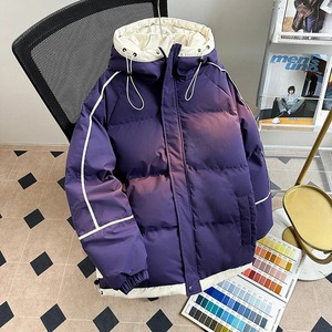 Abrigos gruesos con capucha para hombre, chaqueta acolchada holgada de moda coreana, chaquetas acolchadas cálidas de invierno para hombre, Parkas de calle para hombre - Product Image 3