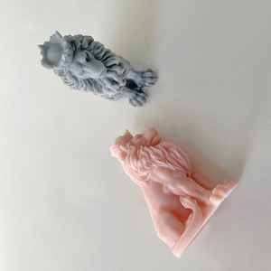 <span class=keywords><strong>Bougie</strong></span> en silicone Lion King Owl Mold3d, animal démon, aromathérapie, plâtre, savon, résine, moule pour cadeau d'halloween, bricolage - Product Image 6