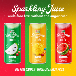 Bebida de Jugo de Sandía Espumosa de 330 ml de VINUT Vietnam Factory - Muestra Gratis, Bebida Carbonatada, MOQ Bajo, Personalizable OEM ODM - Product Image 6