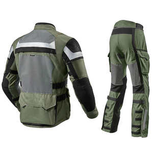 Elegante traje de cuero para motocicleta con protección contra impactos y diseño ajustable para ropa de carreras profesionales para motocicletas - Product Image 2