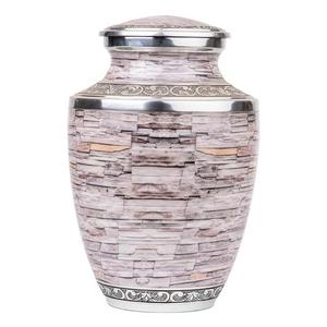 Fournitures de cercueil en métal de cercueil Urne de crémation moderne pour adultes cendres Urne commémorative classique faite à la main Urne souvenir à un coût abordable - Product Image 4