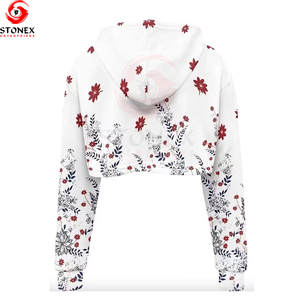 เสื้อครอปฮู้ดดี้แฟชั่นใหม่ปี 2025 สำหรับผู้หญิง สไตล์โดดเด่น รับผลิตแบบ OEM ปรับแต่งได้ ไซส์พลัส เสื้อฮู้ดดี้ครอปสำหรับฤดูหนาว ปรับแต่งสีผ้าได้ - Product Image 2