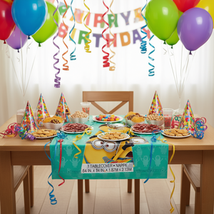 Mantel de Minions 54x84 Pulgadas (1.37x2.13M) de Plástico para Decoración de Fiestas - Product Image 3