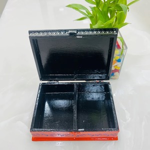 Rafasthani haat และงานฝีมือตกแต่งกล่องเครื่องประดับไม้กับภาพวาด rajasthani-จัดเครื่องประดับผู้หญิงและตัวเลือกของขวัญ - Product Image 2