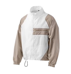 Veste coupe-vent vintage à col montant avec logo personnalisé, imperméable, à capuche, coupe-vent, grande taille, décontractée pour homme - Product Image 1