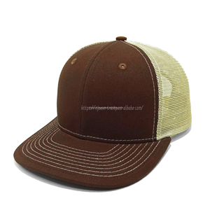 Chapeaux de camionneur d'extérieur à la mode personnalisés et unis de haute qualité 100% coton tissu 6 panneaux chapeau classique bouffant fabriqué en usine Vietnam - Product Image 1