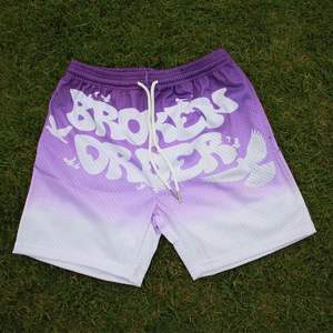 High Quality Custom logo Printing Unisex <b>Men</b> Mesh Gym Running Boxing Sweat Beach Mesh <b>Shorts</b> - Product Image 1