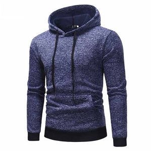 Sudaderas con capucha de algodón 100%, ropa deportiva ajustada con logotipo personalizable, varios estilos para patrón sólido de invierno - Product Image 6