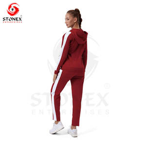 Venta al por mayor Tech Fleece Chándal para Mujeres Colorblock Otoño Deporte Cremallera para Invierno Adultos Conjuntos - Product Image 3