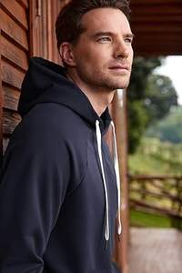 Sudaderas Casuales de Invierno para Hombre, Color Sólido, 100% Algodón, Forro Polar Impermeable, Corte Regular, con Bolsillos - Product Image 4