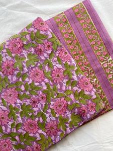 100% coton main bloc imprimé tissu fabriqué à la main Jaipur patrimoine traditionnel écologique respirant bloc impression coton tissu - Product Image 5