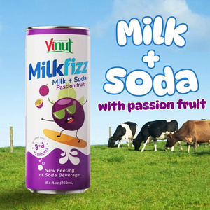 เครื่องดื่ม milkfizz 250มล. vinut นุ่มนมโซดาเสาวรสฉลากส่วนตัวโอเอ็มโออีเอ็มฟรีตัวอย่างเครื่องดื่มอื่นๆ - Product Image 2