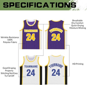 Custom Sublimated Basketball Jersey <b>Men</b> Personalized Team Customize Sports <b>Shirt</b> Sublimation Print Team Name & Number - Product Image 3