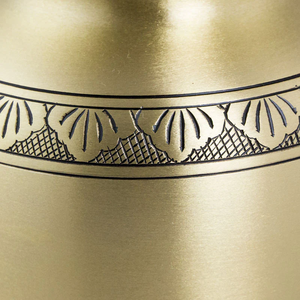 Urne de crémation en métal et laiton en forme de nacre pour cendres polissages, urnes humaines, fournitures d'enterrement - Product Image 5