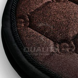 Custom <b>Glitter</b> Saddle Pad with Custom Logo Fabric Lining Lightweight for Equestrian Shows and Competitions - Product Image 4