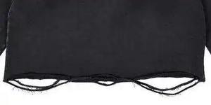 Vente en gros Sweat à capuche sans cordon à manches longues pour hommes en détresse délavé à l'acide bord brut avec motif brodé pour l'hiver - Product Image 3