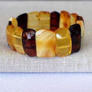 Meilleurs bracelets en résine indienne de haute qualité pour couples, bijoux de mode avec perles, style religieux tendance pour cadeau d'anniversaire - Product Image 3