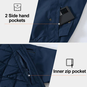 Poliéster vuelo bombardero chaquetas 2025 por encargo al por mayor béisbol Nylon Stand hombres OEM servicio estándar invierno sólido PK - Product Image 2