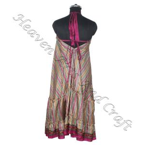 SD020 indien pakistanais coton Saree/Shari/Shari Hippy Boho Style moderne nouvelle robe en soie Vintage avec Style indien moderne - Product Image 4