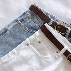 Pantalones cortos vaqueros surtidos de cintura alta para mujer, en stock, nuevos artículos al por mayor, característica transpirable - Product Image 4