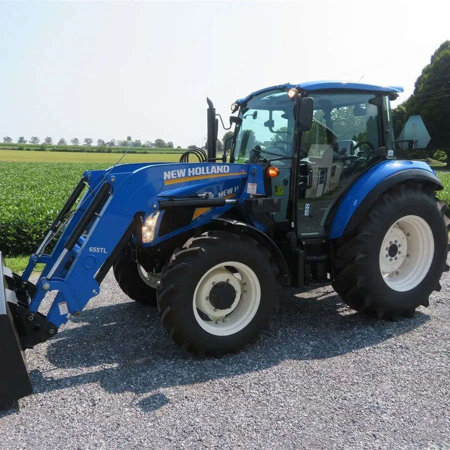 Tracteur agricole TT75 New-holland d'occasion/Tracteur à roues New Holland T6070 140HP à faible consommation de carburant d'occasion