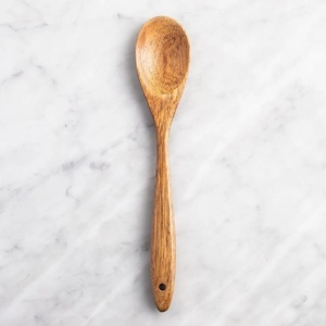 Ensemble d'ustensiles de cuisine en bois de teck naturel durable, cuillères en bois, spatule pour la cuisine, design élégant en céramique pour un usage domestique - Product Image 2