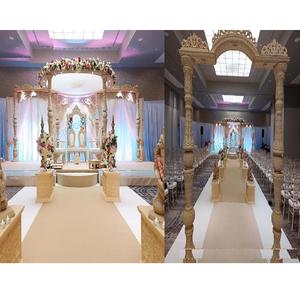 มณฑปไม้สุดงดงามสำหรับงานแต่งงานฮินดู งานแต่งงานราชวงศ์มหารานี มณฑปไม้ทรงเกลียว อวนี มณฑปสำหรับงานแต่งงานอินเดียในสหราชอาณาจักร - Product Image 1