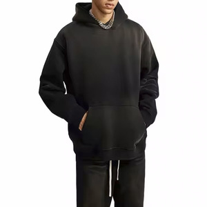 Vêtements de sport de détresse unisexe vintage de haute qualité personnalisés Survêtement à capuche pour hommes Ensemble de sweat à capuche surdimensionné délavé à l'acide pour l'hiver - Product Image 3