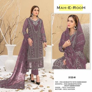 Estilo islámico Color oscuro frente y hornear ambos tamaños bordado trabajo caliente y estilos peso ligero colección Salwar tradicional - Product Image 2
