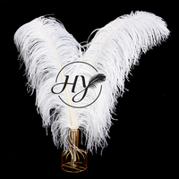 Gros plumes d'autruche blanches moelleuses de 75-80cm plumes d'autruche pour centres de table de fête de mariage décorations de costumes de carnaval