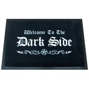 Tapis de bienvenue réversible moderne Fumatte de haute qualité, motif fantaisie en polyester, pour usage intérieur, bureau ou extérieur - Product Image 1