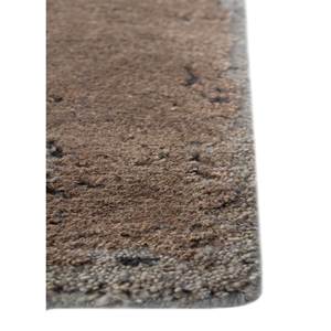 Tapis Urban Pause Kavi Gold en laine et soie de bambou noué à la main Akwb-316 9x12 rectangulaire à motifs abstraits unis pour la maison et le couloir 10mm - Product Image 4