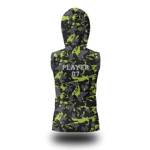 Ensembles de maillots de football drapeau américain personnalisés respirant grande taille 7V7 uniformes de football zippés à l'avant portable pour les garçons - Product Image 3