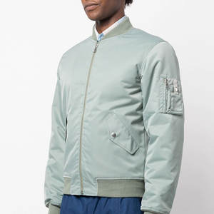 Blouson aviateur homme coupe-vent chaud pour l'hiver blouson aviateur fin rembourré coupe-vent authentique - Product Image 3