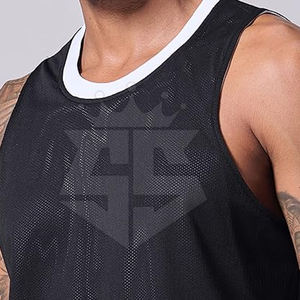 Vêtements d'entraînement respirant uniforme de basket-ball réversible meilleure vente nom de l'équipe personnalisé uniforme de basket-ball réversible - Product Image 4