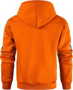 เสื้อฮู้ดซิป 100% ผ้าฝ้าย ซับใน ล้างสีแบบสโตนวอช พิมพ์ลายดิจิทัล ปักลาย 3 มิติ - Product Image 3