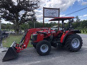 Tracteur agricole à roues d'occasion Massey Ferguson 4707 75 CV |   Modèle 2023 |   Tracteur agricole compact 4x4 diesel - Product Image 2