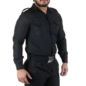 Uniforme de guardia de seguridad negro personalizado | Fabricante de vestidos de seguridad 2025 | Proveedor de ropa y chaqueta de seguridad Diseño OEM disponible - Product Image 4