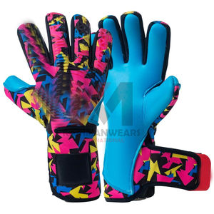 Gants de gardien de but de football OEM en gros avec logo personnalisé, paume en latex premium, haute adhérence pour usage en match - Product Image 1
