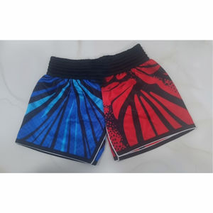 Pantalones Cortos de Boxeo Muay Thai Unisex, Felpa Elástica, Transpirable, Secado Rápido, 100% Poliéster, Novedad 2024, Más Vendidos, MOQ Bajo - Product Image 2