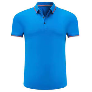 Polo de algodón de trabajo de negocios deportivos de alta calidad, ropa de calle en blanco de Color sólido, Polo Unisex, polos para hombres - Product Image 2