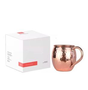 Tasses en cuivre élégantes pour les boissons Moscow Mule prêtes à être expédiées, tasses en cuivre très exigeantes au prix de gros - Product Image 4